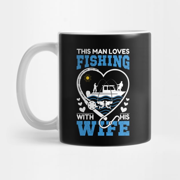 This man loves fishing with his wife by sharukhdesign